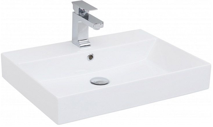 Раковина Aquanet Sanovit Slim Synergy 600*450 мм (белый)