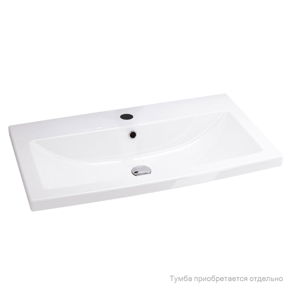 Раковина Iddis Mirro 800*450 мм (белый)