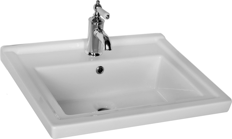 Раковина Aquanet Sanovit Exclusive 8060-KL 600*500 мм (белый)