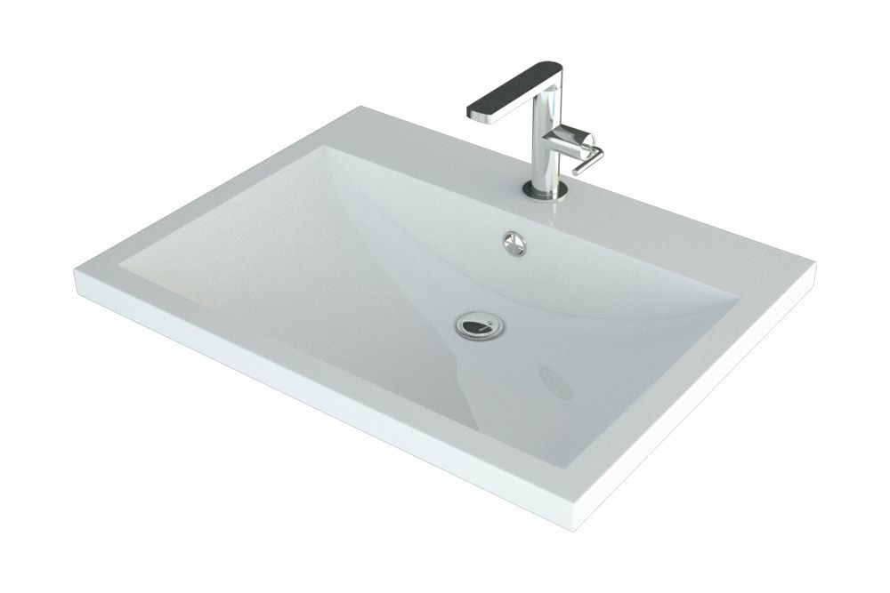 Раковина Art&Max AM-LAV-580-MR-A 580*470 мм (белый)