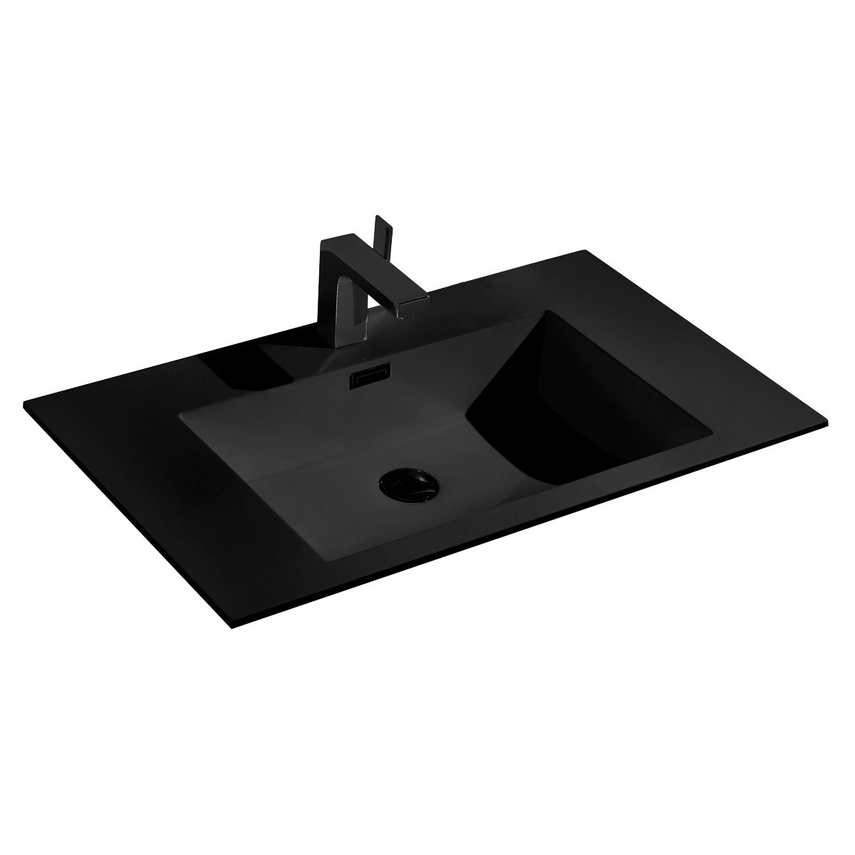 Раковина Vincea Luka VCB-13800B 800*480 мм (черный матовый)