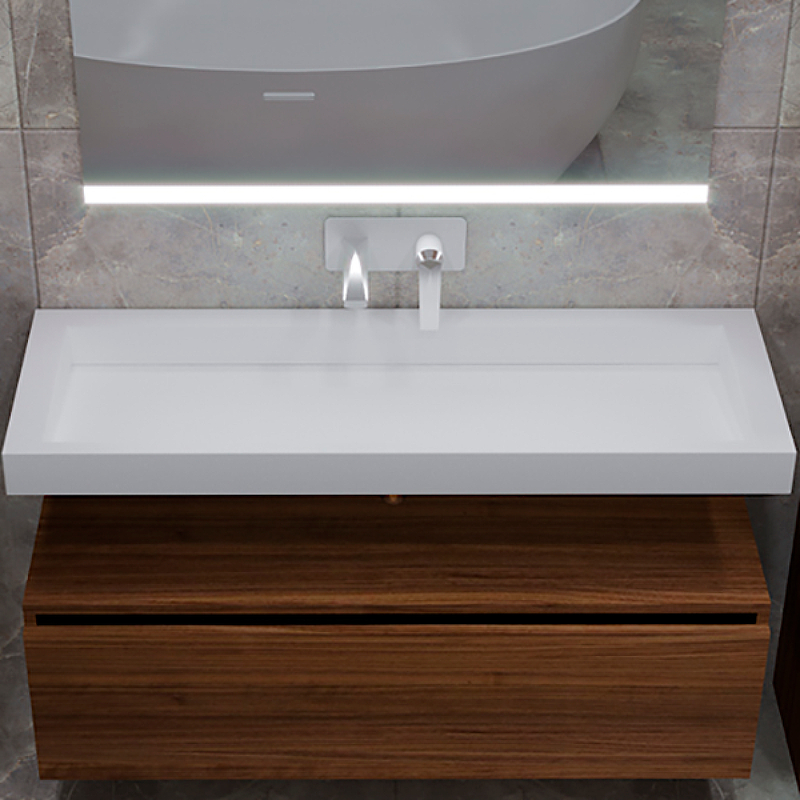 Раковина ArmadiArt Flat 859-100 1002*455 мм (белый)