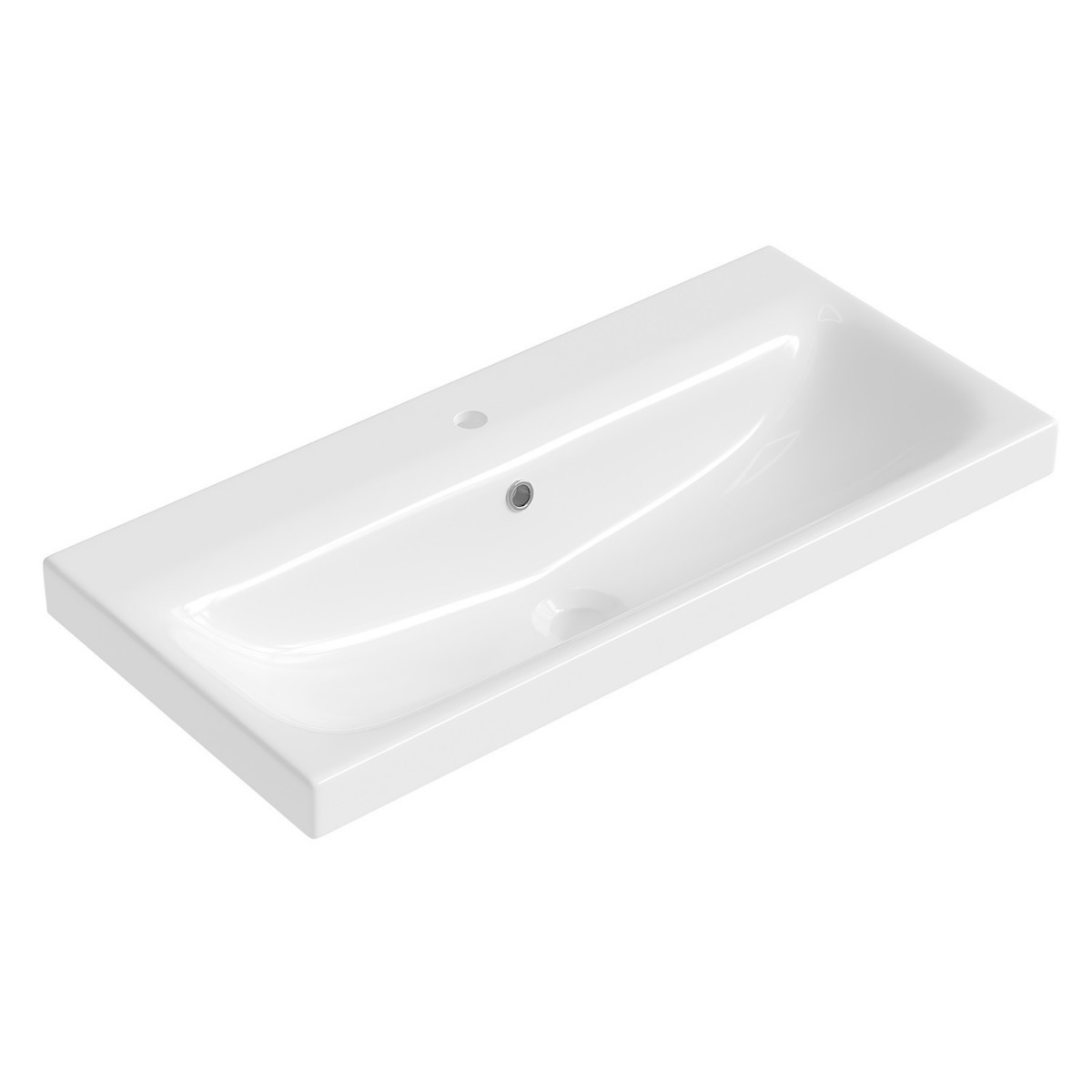 Раковина IDDIS Optima Home 3508000i28 800*385 мм (белый)