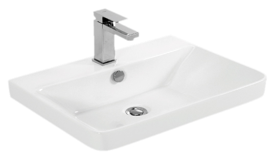Раковина Aquanet Sanovit Luxury 11060-KL 600*450 мм (белый)
