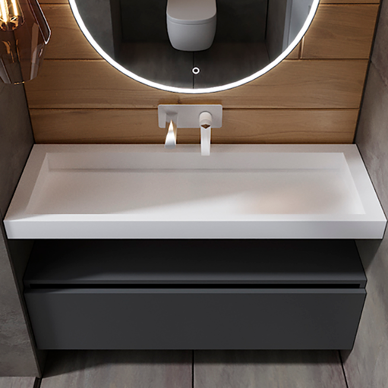 Раковина ArmadiArt Flat 859-120 1202*455 мм (белый)