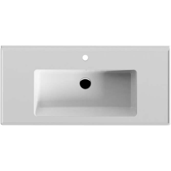 Раковина Bien Neptun NPLK10001FD1W3000 1000*465 мм (белый)