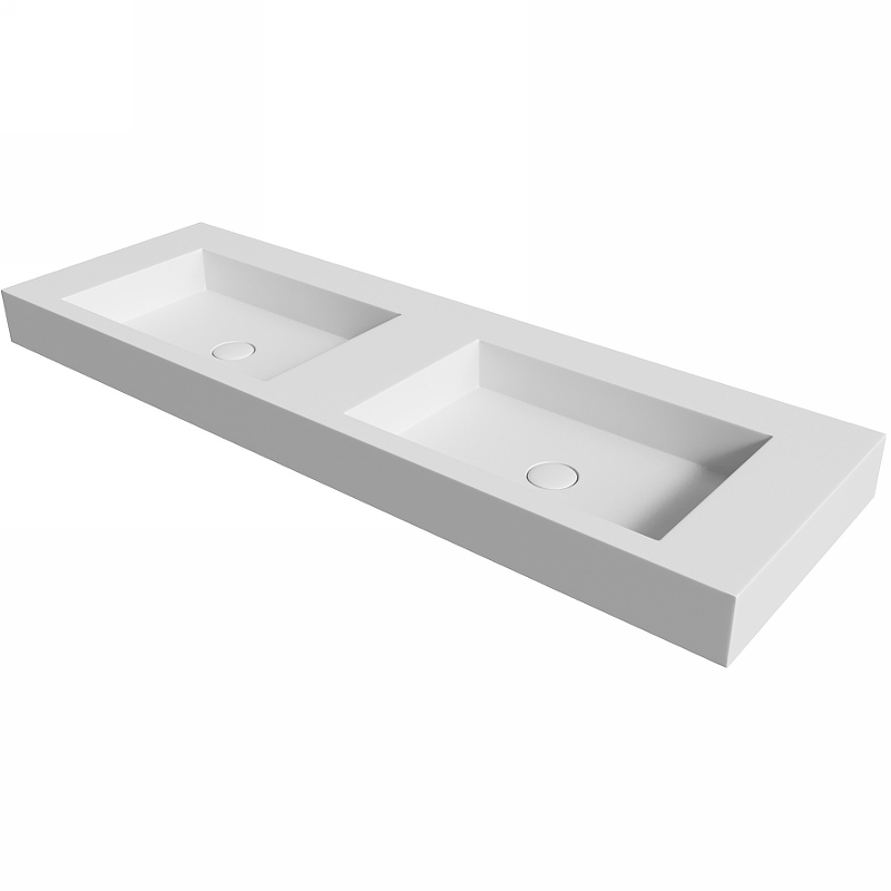 Раковина ArmadiArt Flat ST 888-140 1404*452 мм (белый)