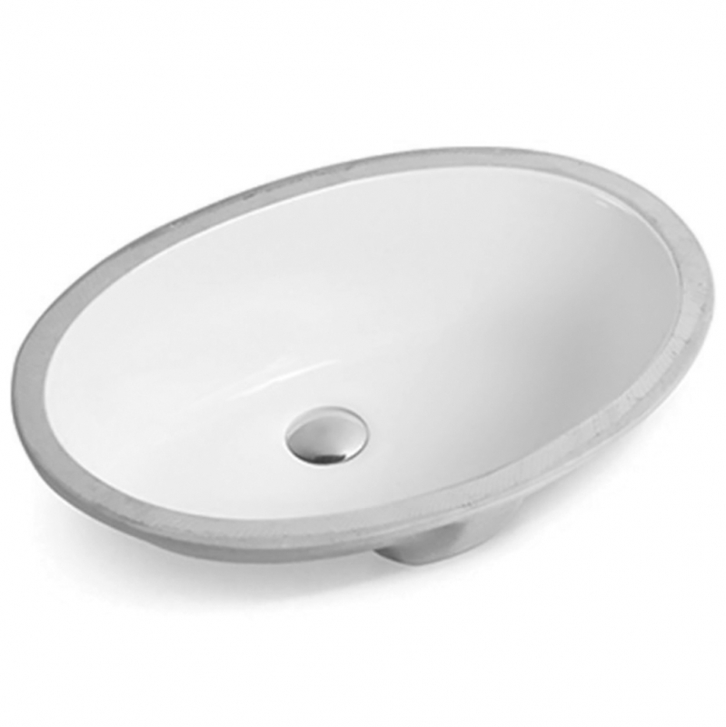 Раковина встраиваемая SantiLine SL-3001 550*400 мм (белый)