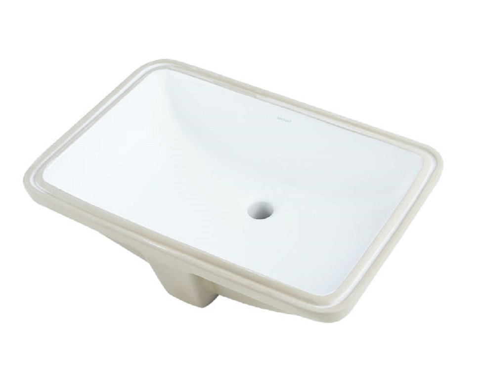 Раковина встраиваемая Bravat C22212W-ENG 595*415 мм (белый)