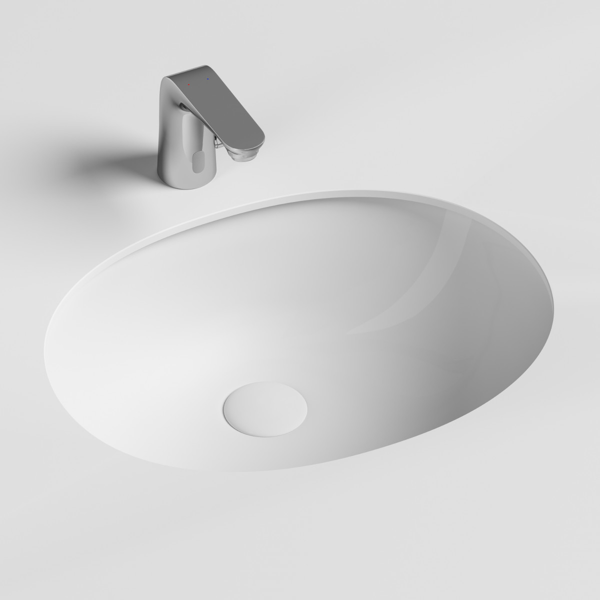 Раковина встраиваемая Ceramica Nova Element CN6043 560*435 мм (белый)