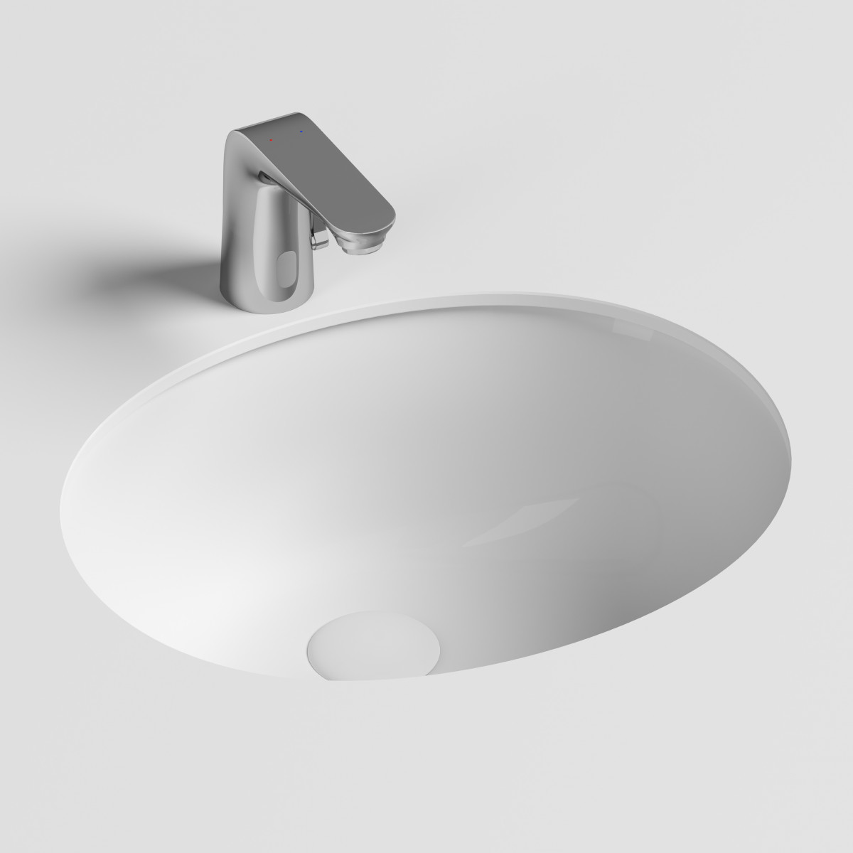 Раковина встраиваемая Ceramica Nova Element CN6042 500*400 мм (белый)