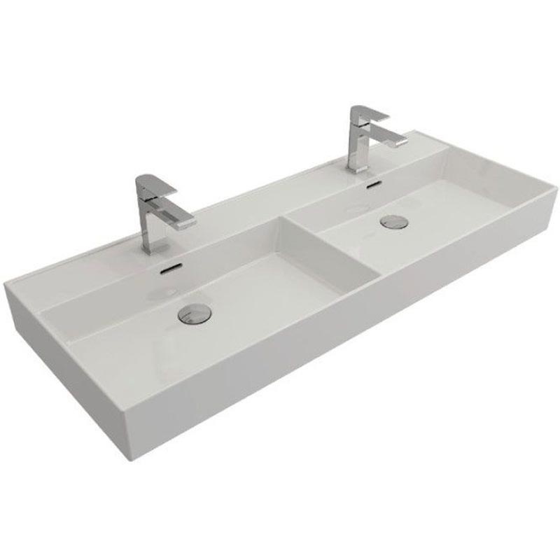 Раковина двойная Bocchi Milano 1393-001-0126 1204*465 мм (белый)