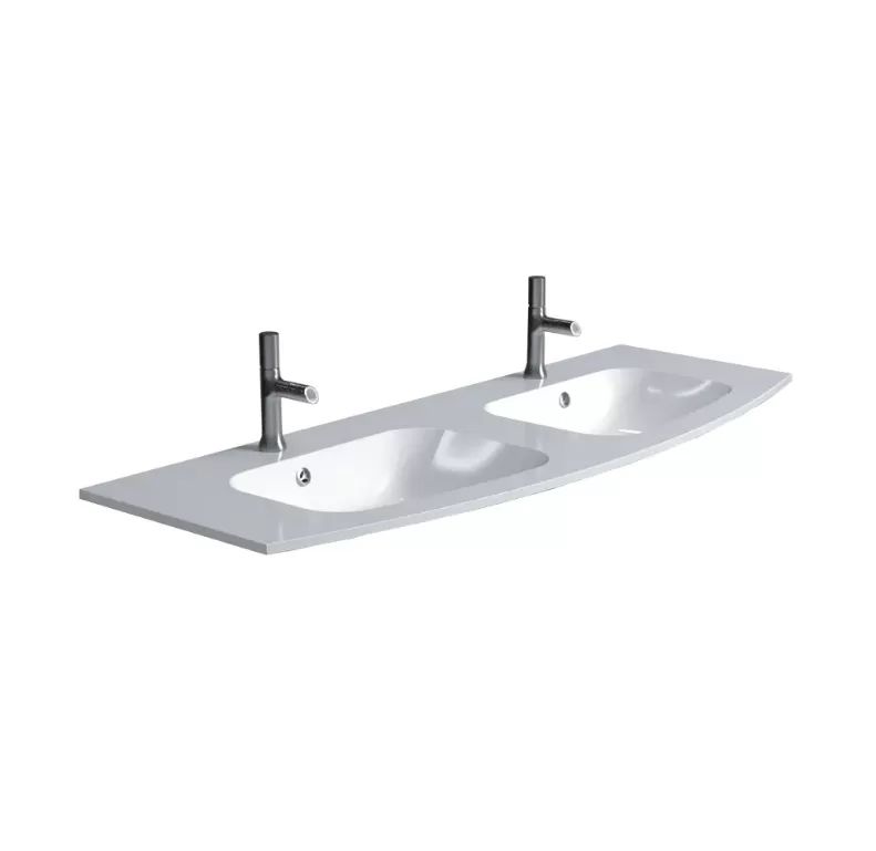 Раковина двойная Jacob Delafon Nona EB1883RU-00 1410*522 мм (белый)
