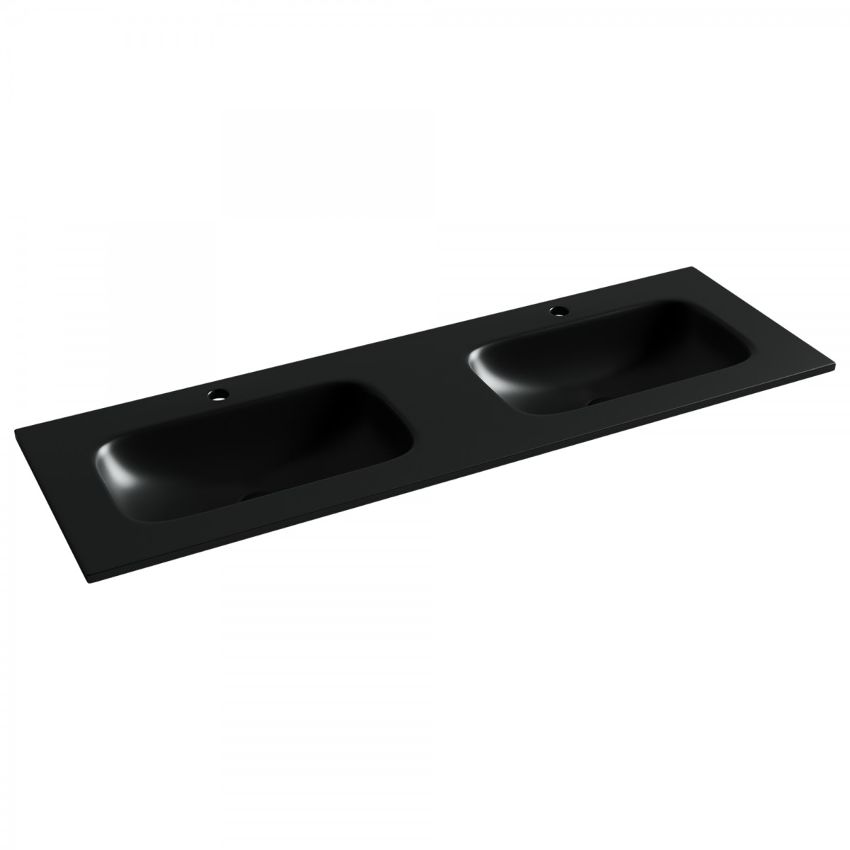 Раковина двойная Ceramica Nova Grace CN7022MB 1410*457 мм (чёрный матовый)