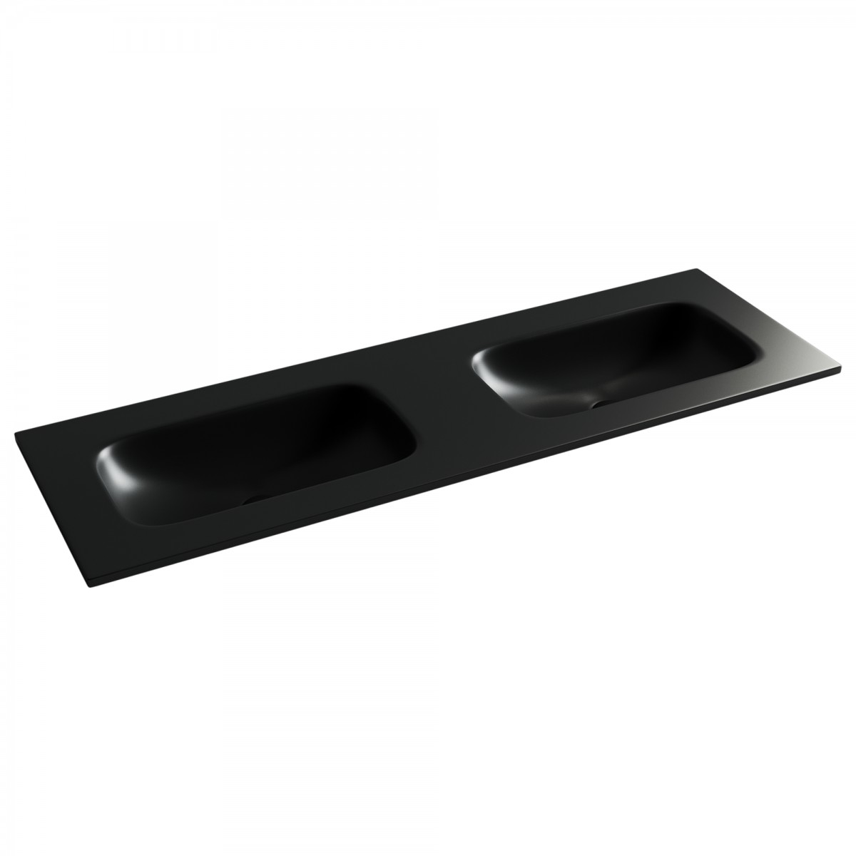 Раковина двойная Ceramica Nova Grace CN7022MBwx 1410*457 мм (чёрный матовый)