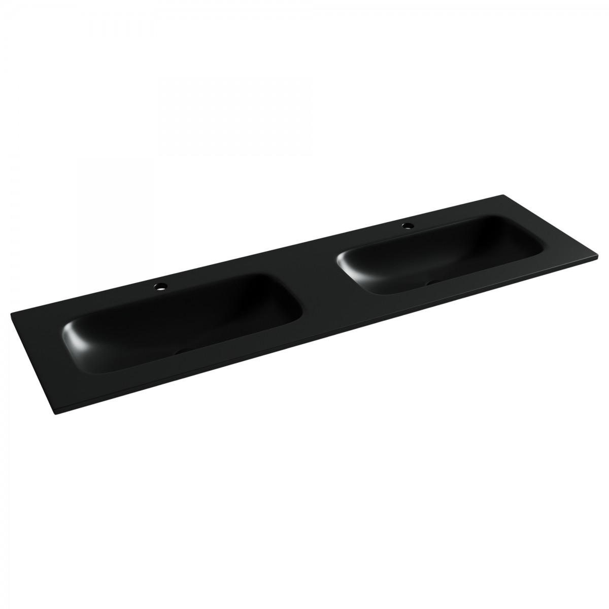 Раковина двойная Ceramica Nova Grace CN7023MB 1610*457 мм (чёрный матовый)