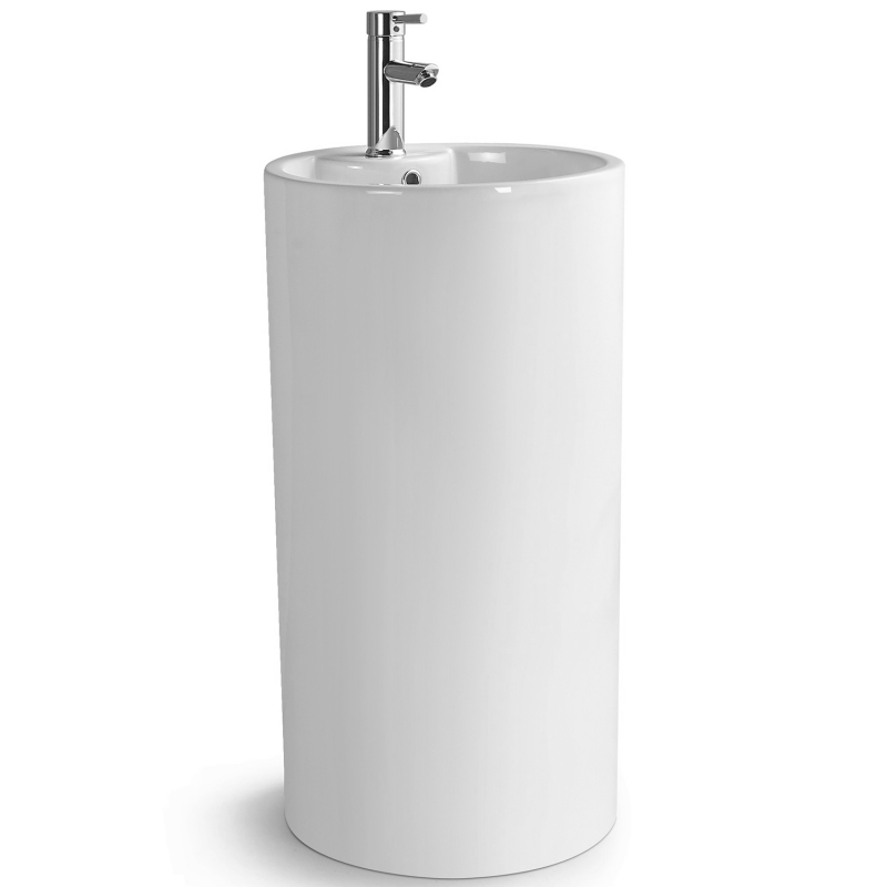Раковина напольная SantiLine SL-4003 460*440 мм (белый)