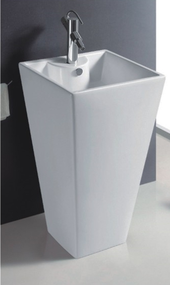 Раковина напольная CeramaLux NB145 475*475 мм (белый)