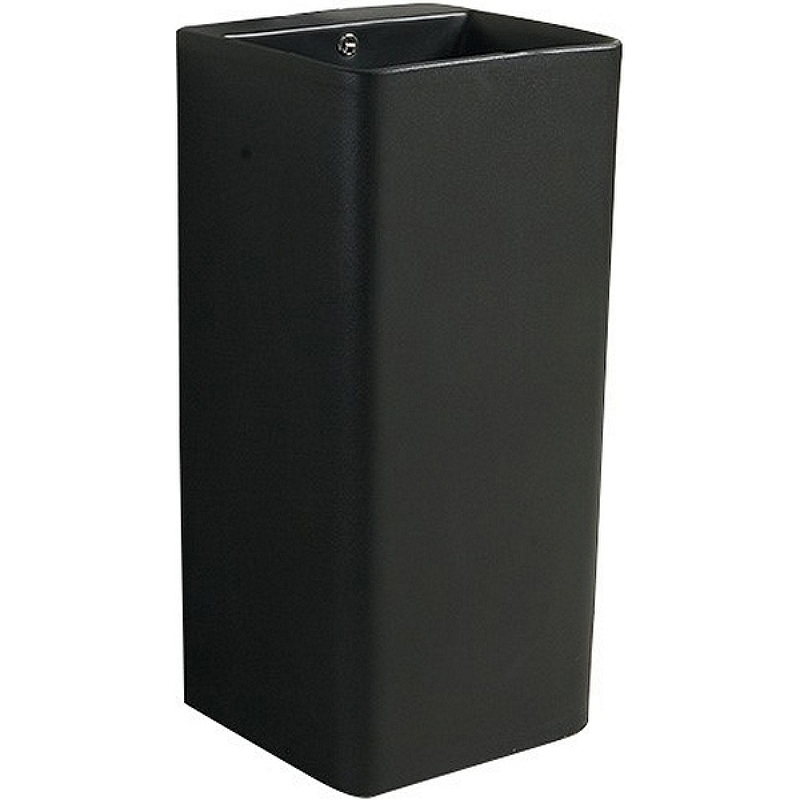 Раковина напольная SantiLine SL-4005MB 420*410 мм (черный матовый)