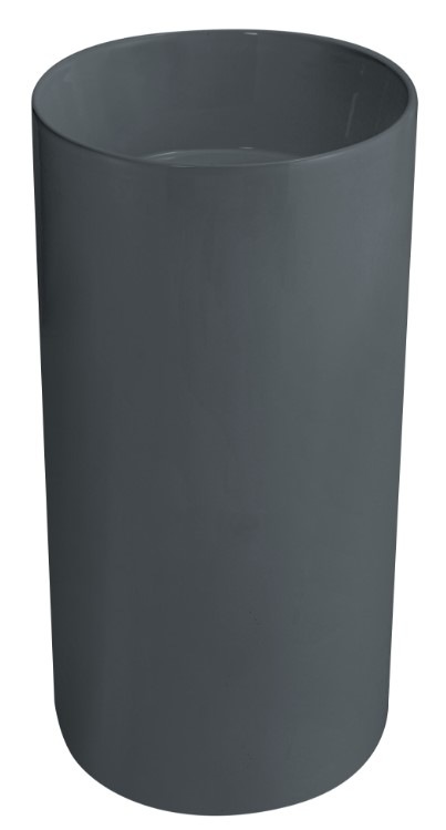Раковина напольная SantiLine SL-4014MG 450*450 мм (серый матовый)