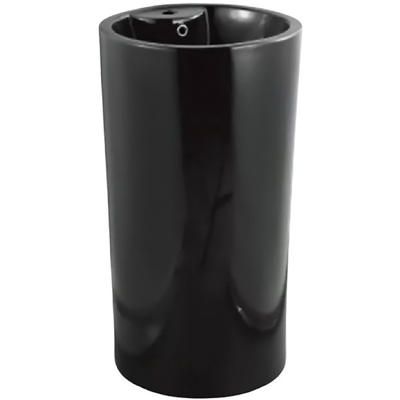Раковина напольная SantiLine SL-4003MB 460*440 мм (черный матовый)