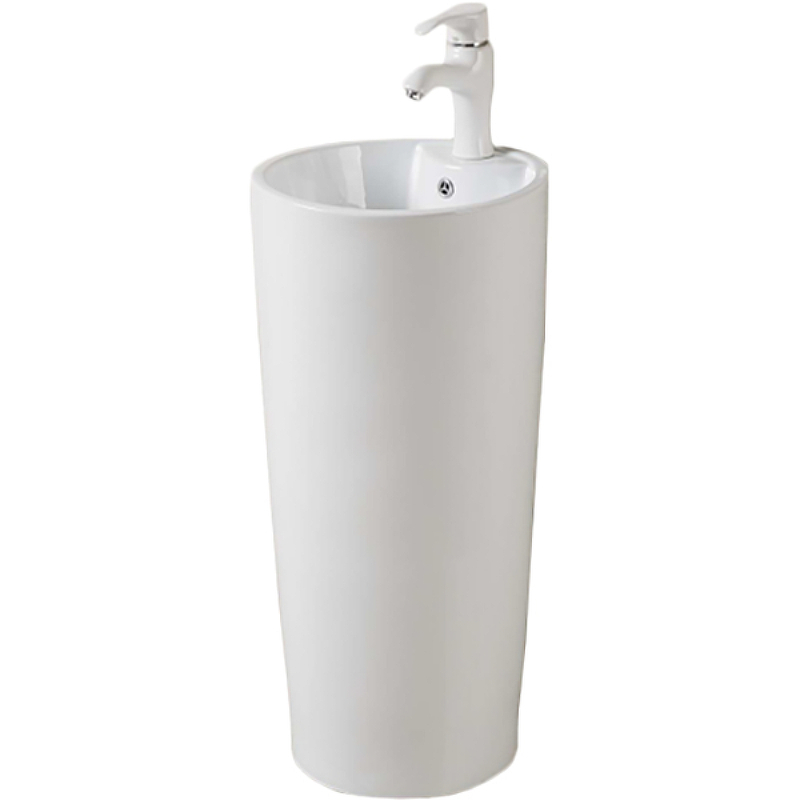Раковина напольная SantiLine SL-4011 410*410 мм (белый)