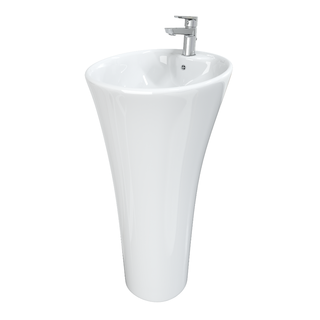Раковина напольная Cerutti SPA Adelina CT7274 455*455 мм (белый)