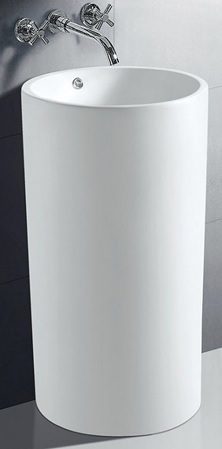 Раковина напольная Gid Nb163 460*440 мм (белый)