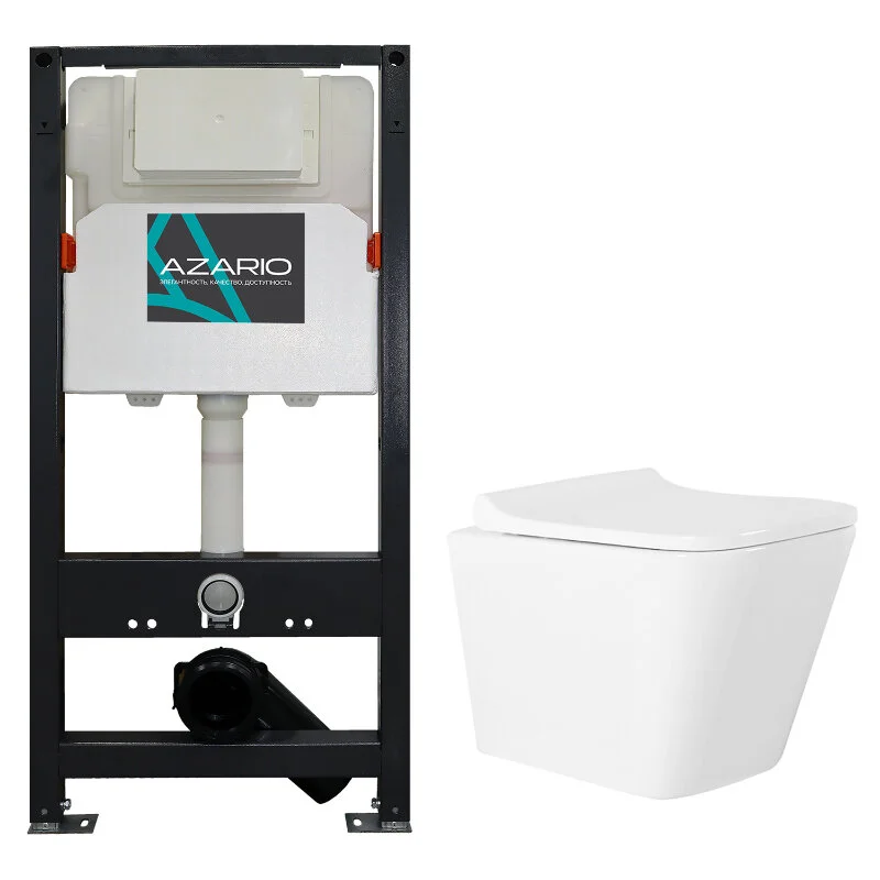 Комплект унитаза с инсталляцией Azario Teramo AZ-501A+AZ-0052