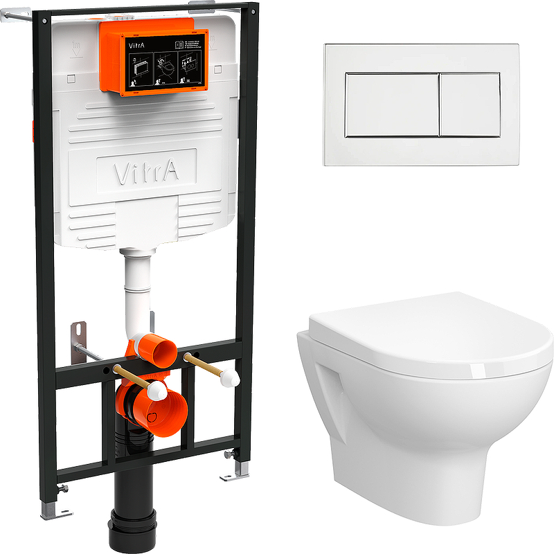 Комплект Vitra Zentrum 9012B003-7206 (цвет клавиши хром)