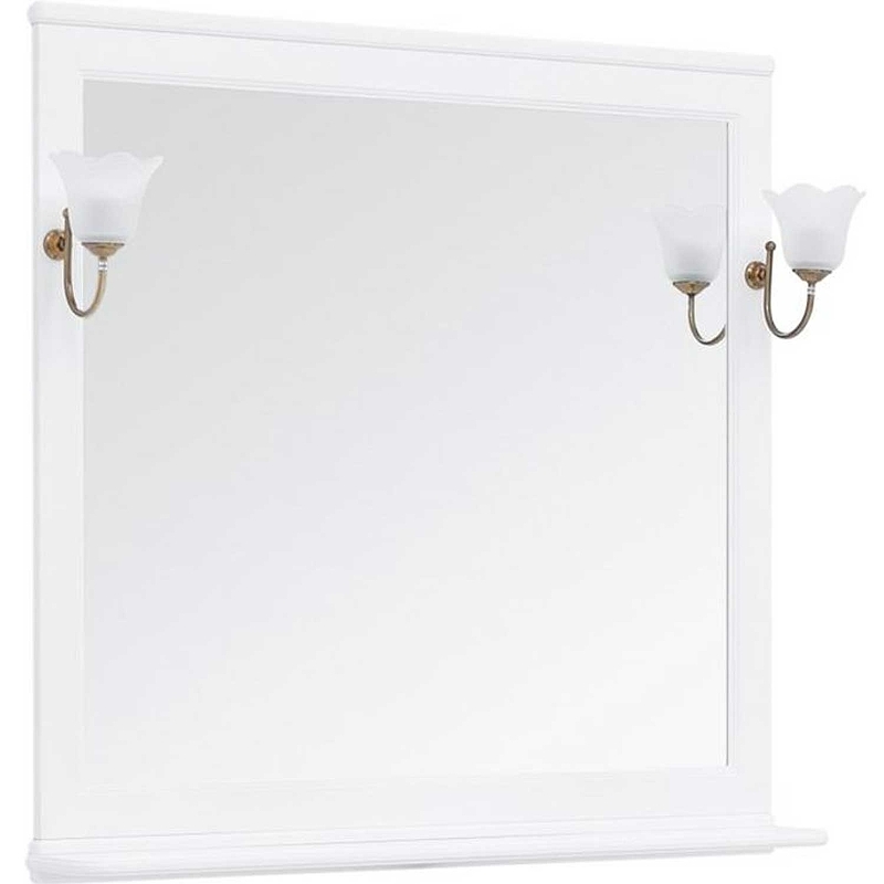 Зеркало Aquanet Валенса New 1050*1000 мм (белый матовый)