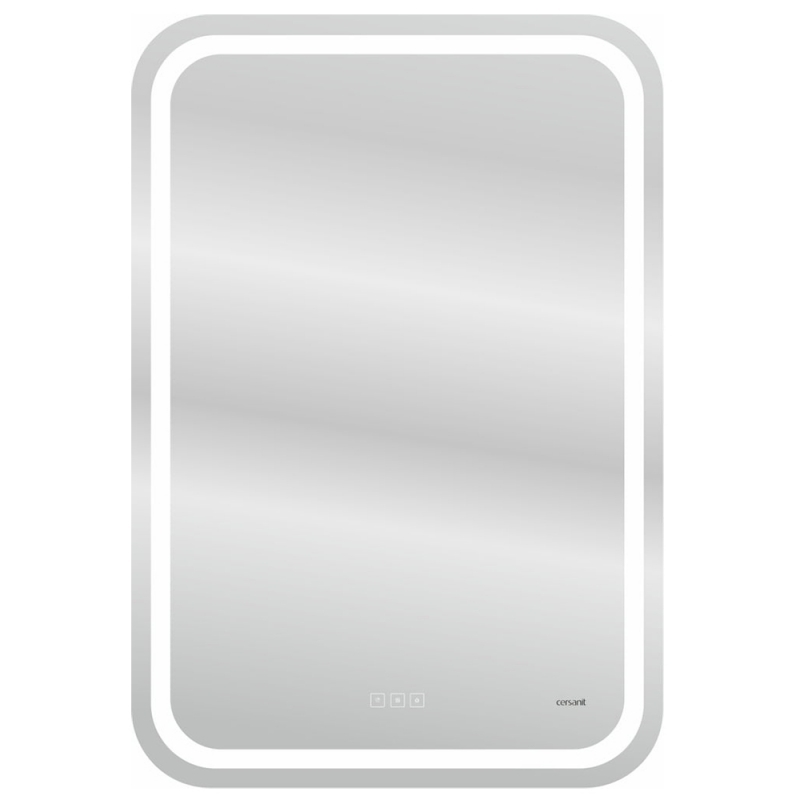 Зеркало Cersanit 051 Design Pro 55 KN-LU-LED051*55-p-Os 55*80 см (LED, часы, подогрев, bluetooth)