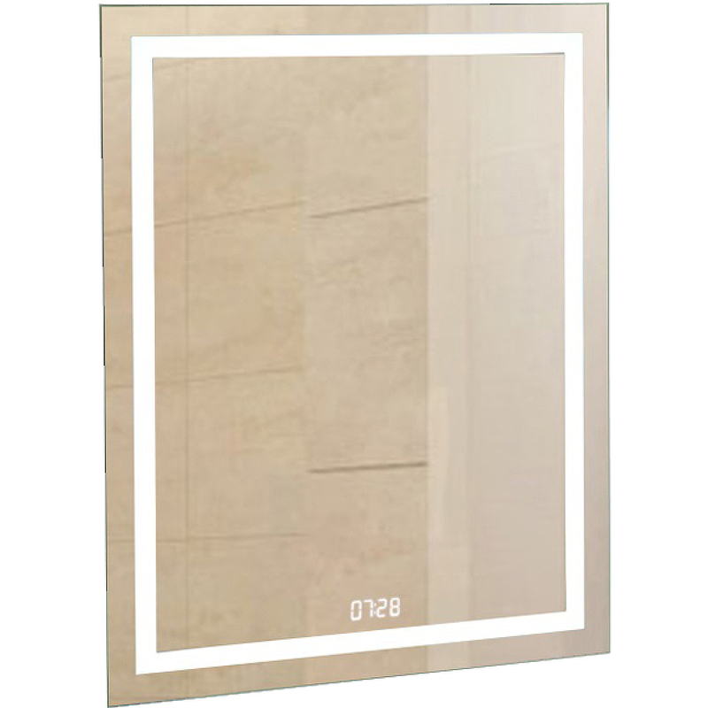 Зеркало Континент Verte ЗЛП477 500*700 мм (LED, часы)