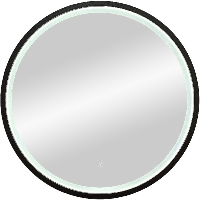Зеркало Континент Style Black ЗЛП1016 600*600 мм (LED)