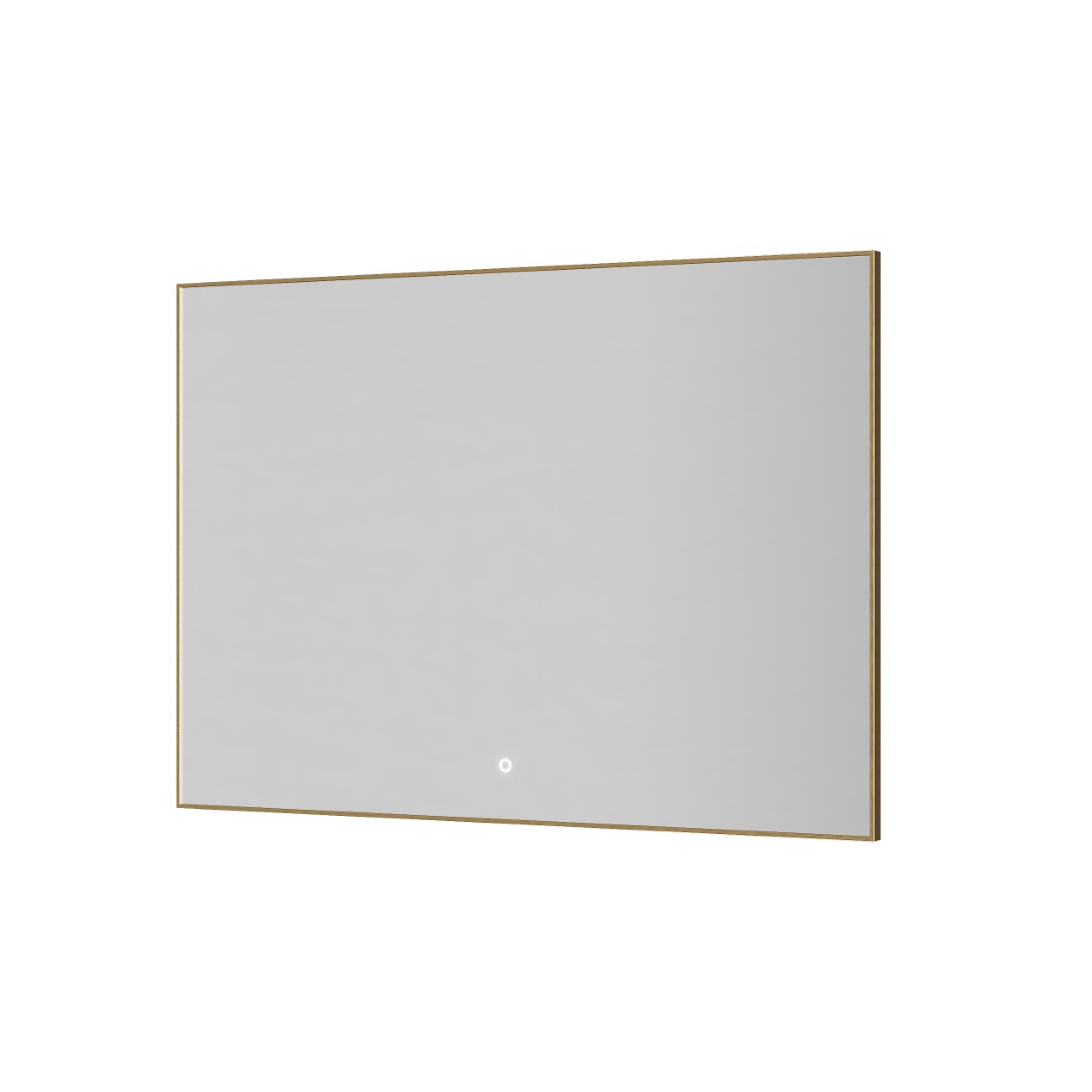 Зеркало Boheme Modern 543-100-MG 700*1000 мм (LED, подогрев) золото матовое