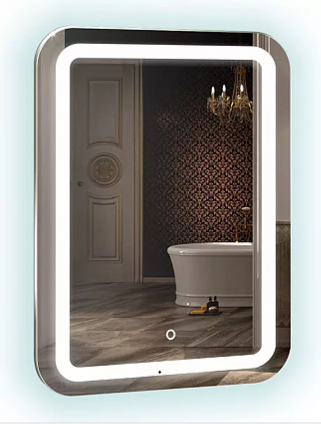 Зеркало Azario Мальта New LED-00002380 550*800 мм (LED, подогрев, часы)