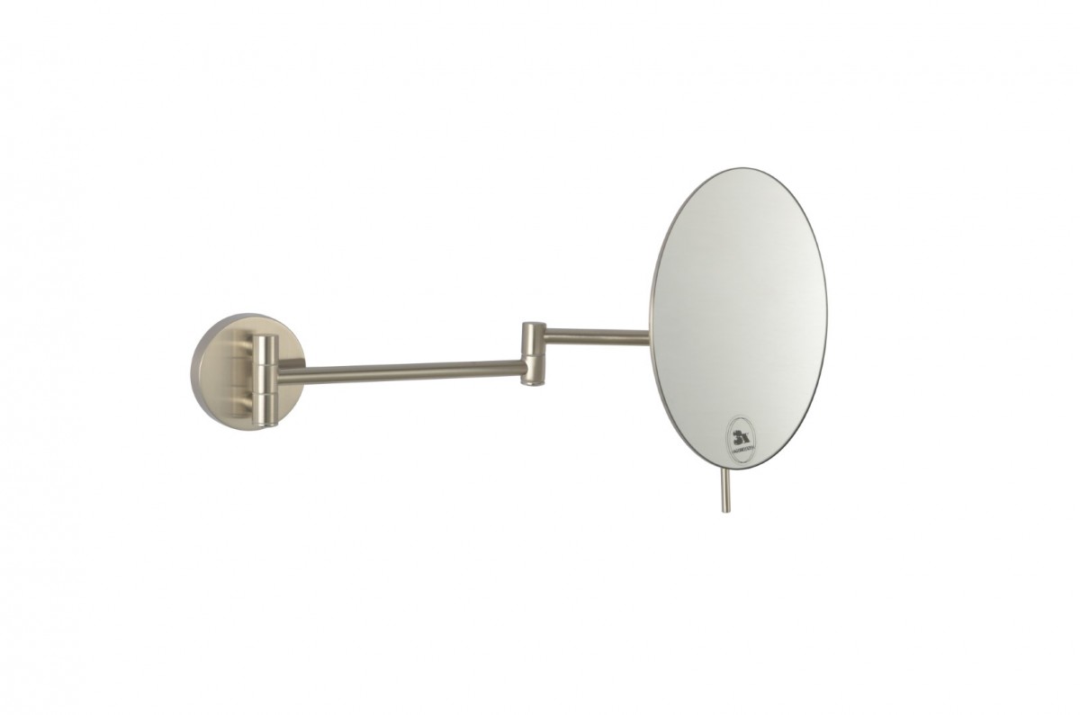 Зеркало настенное Boheme Modern 508-NB 200*200 мм (никель)