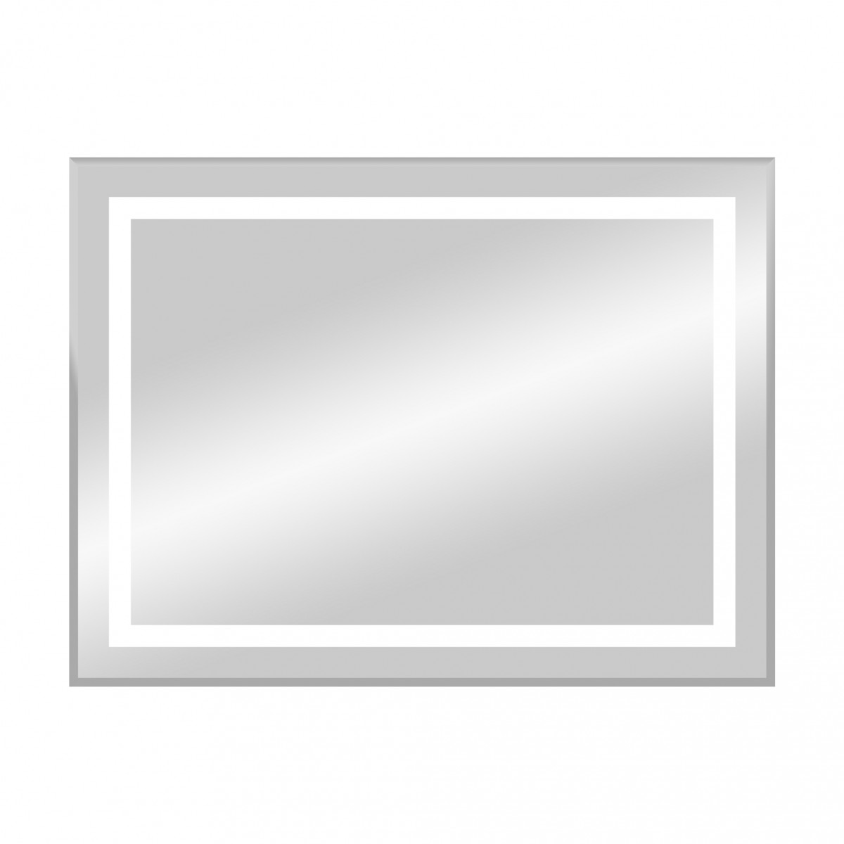 Зеркало Континент Торрес Люкс ЗЛП1532 700*500 мм (белый) LED