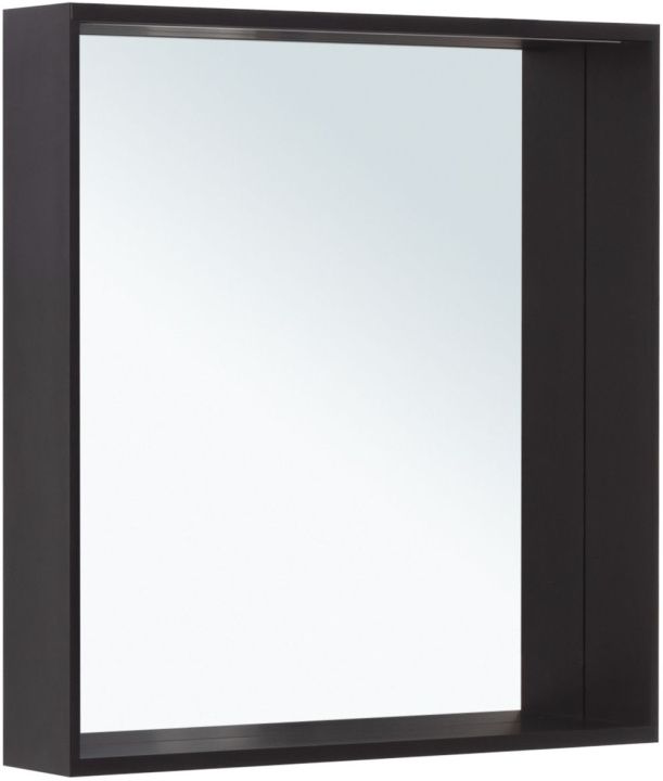 Зеркало Allen Brau Reality 1.32017.BB 700*750 мм (LED) чёрный браш