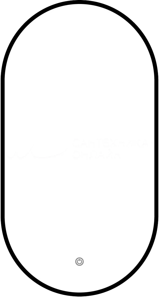 Зеркало Fixsen FX-3120B 500*1200 мм (LED) чёрный