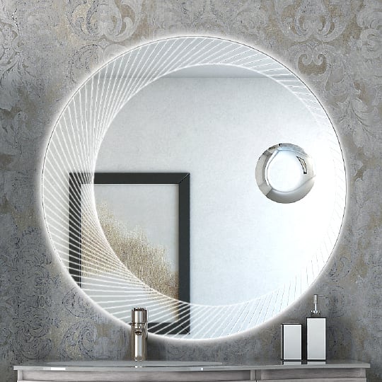 Зеркало Cezares Bellagio 45011 1000*1000 мм (LED)