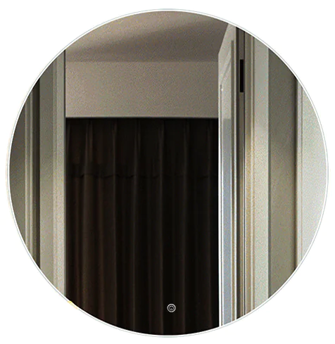 Зеркало Azario Alone Cerchio CS00079362 800*800 мм (LED)