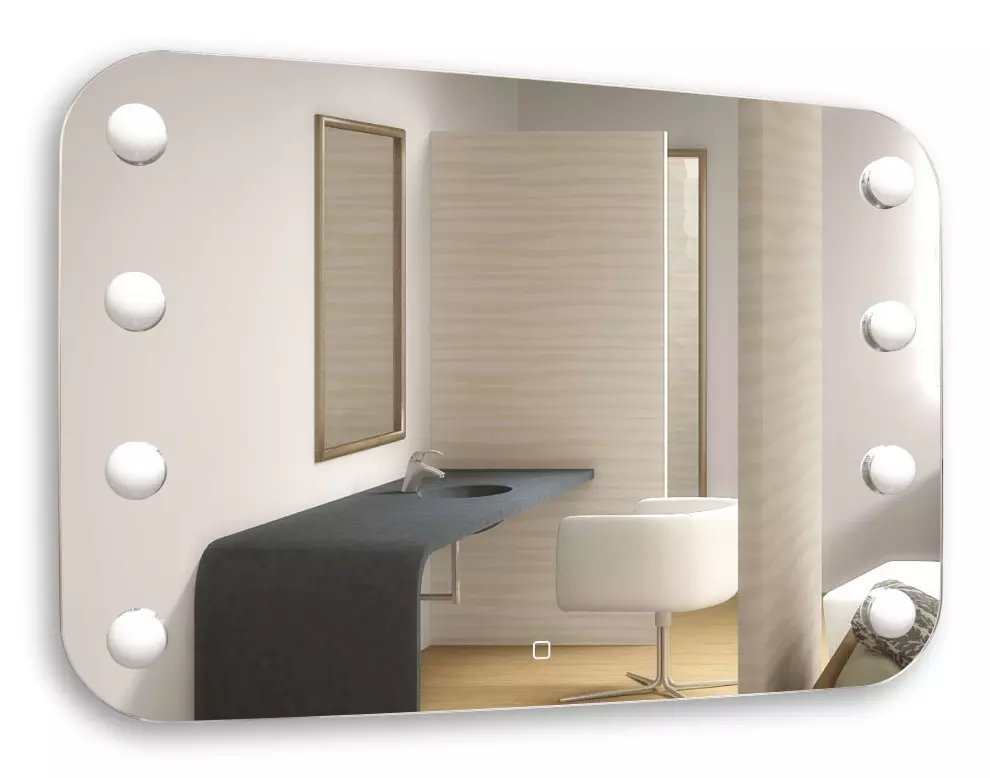 Зеркало Azario Tony LED-00002479 800*550 мм (LED) белый