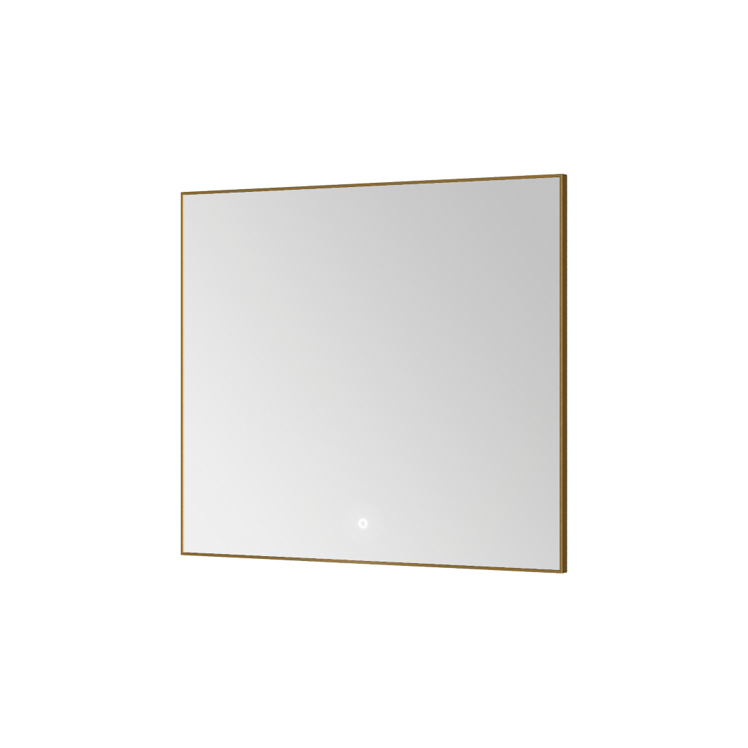 Зеркало Boheme Modern 543-080-MG 800*700 мм (LED) золото матовое