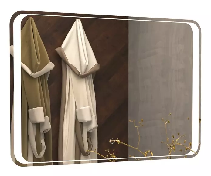 Зеркало Azario Valeria CS00064487 800*600 мм (LED)