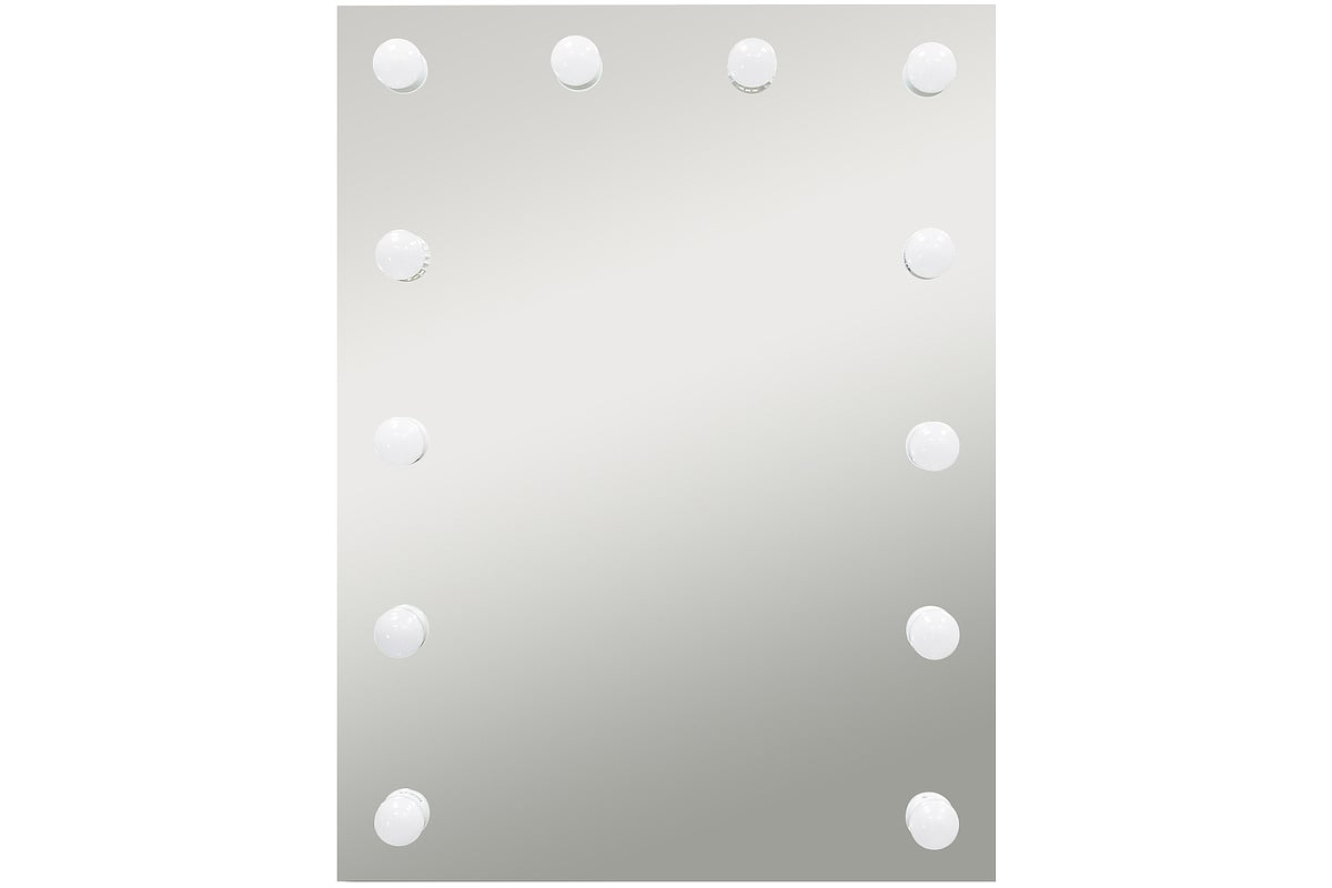 Зеркало Континент Гримерное Бриджит ЗЛП1613 600*800 мм (белый) LED