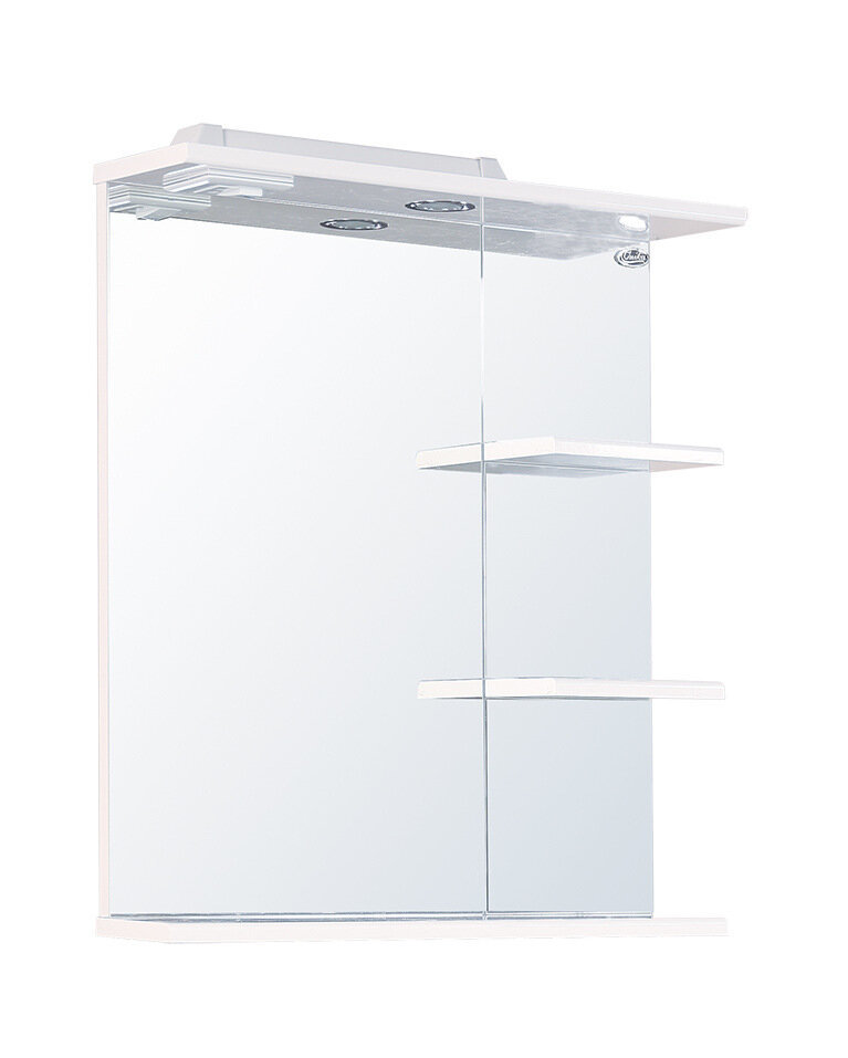 Зеркало Onika Коралл 600*682 мм (LED) белый