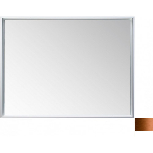 Зеркало Aquanet De Aqua Алюминиум 1200*750 мм (медь) подсветка по периметру внешняя+внутренняя