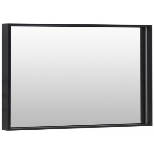 Зеркало Aquanet De Aqua Алюминиум 1200*750 мм (черный) подсветка по периметру внешняя+внутренняя
