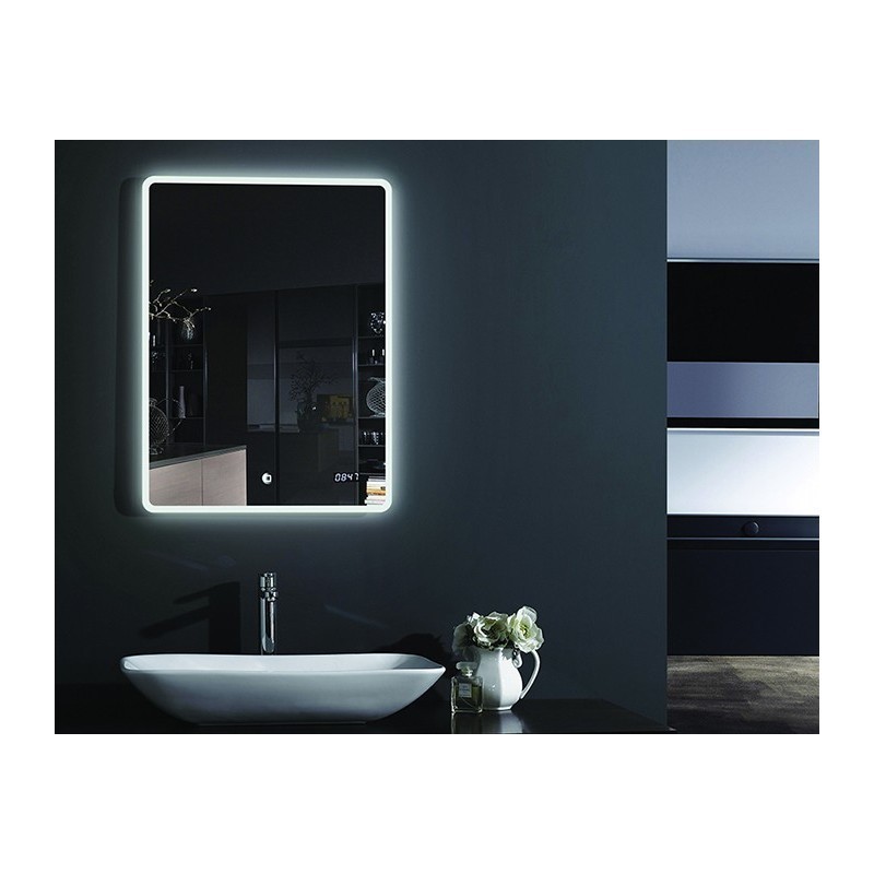 Зеркало Esbano ES-2073HDS 600*800 мм (LED, подогрев,часы)